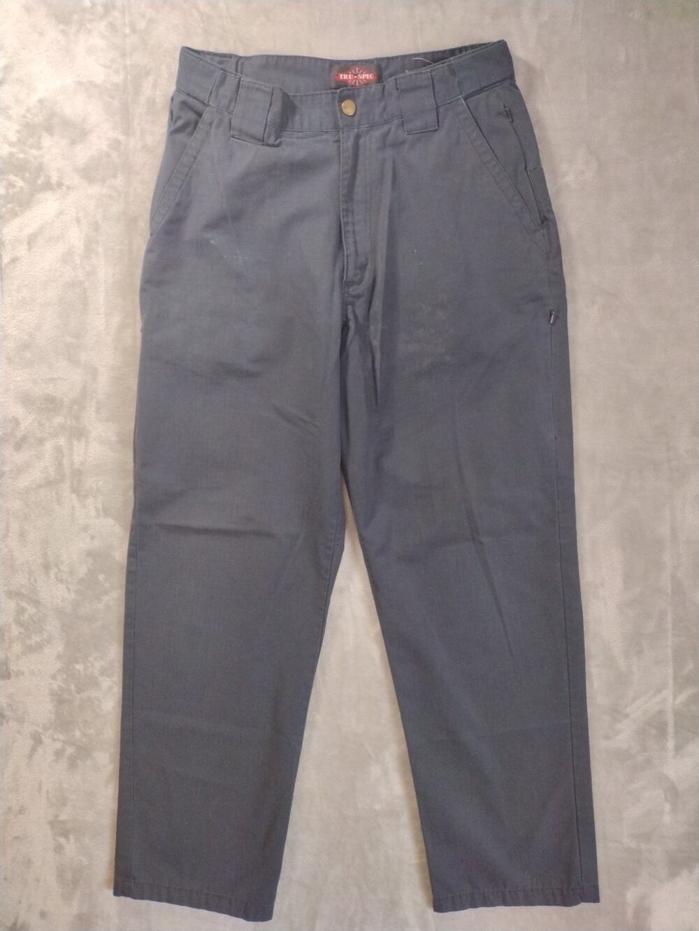 Tru Spec Tactical Pants Mens 32x32 Navy Ripstop Military Hiking Work Outdoors